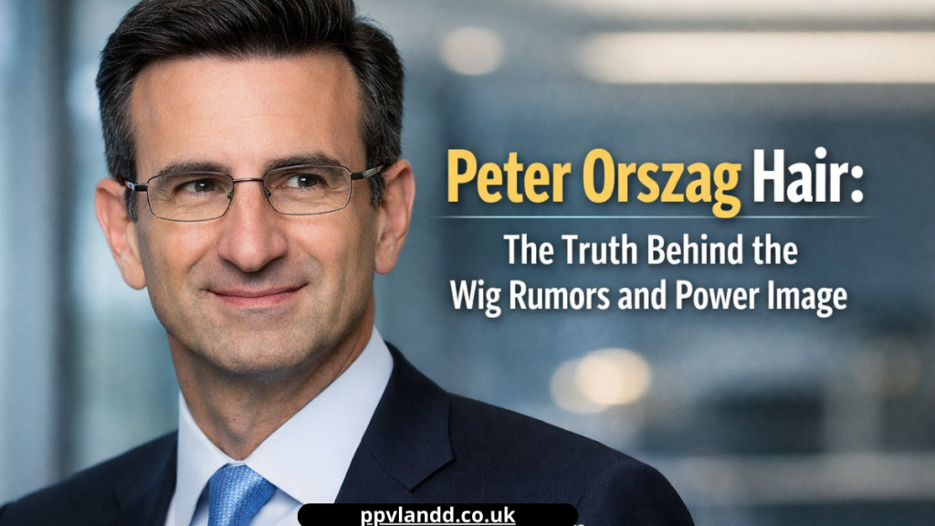 Peter Orszag Hair
