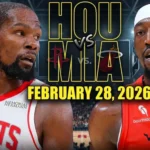 Rockets vs Heat Match Stats