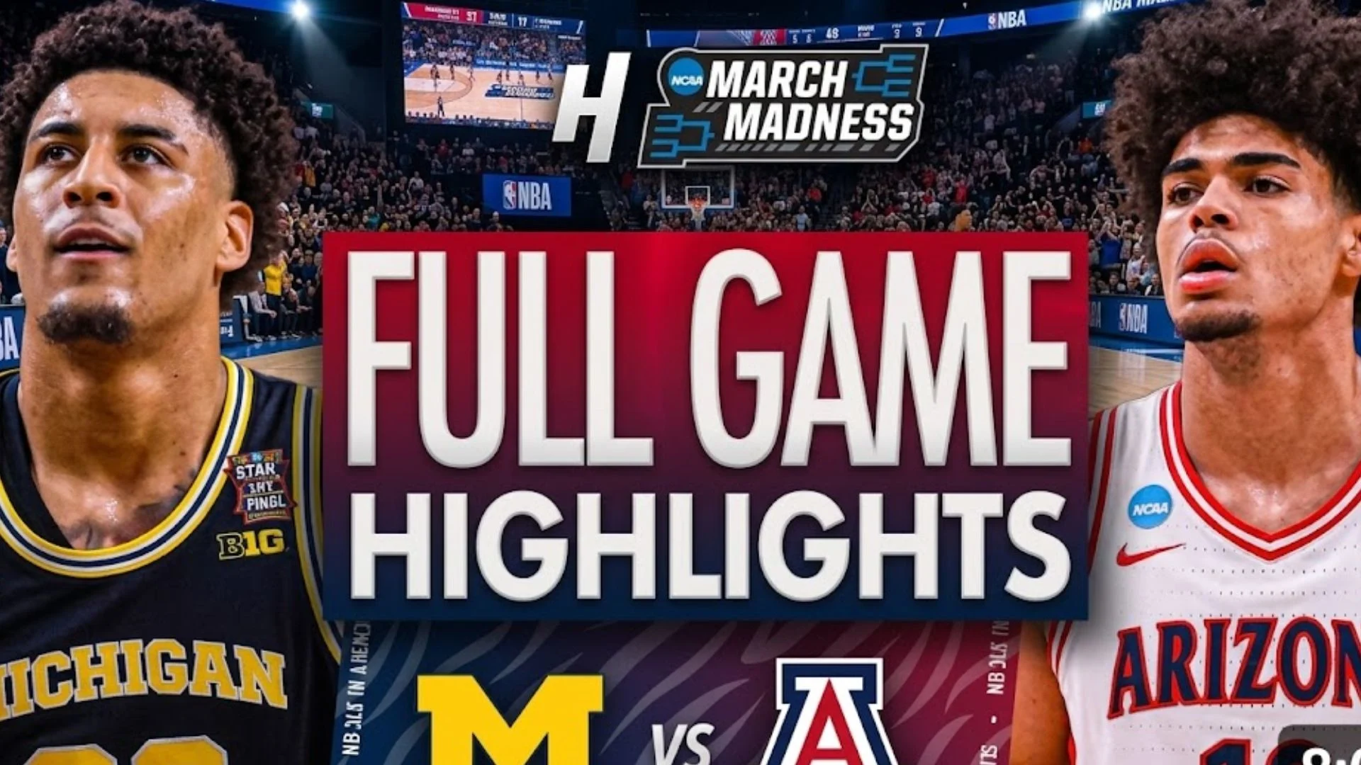 Michigan vs Arizona Match Stats