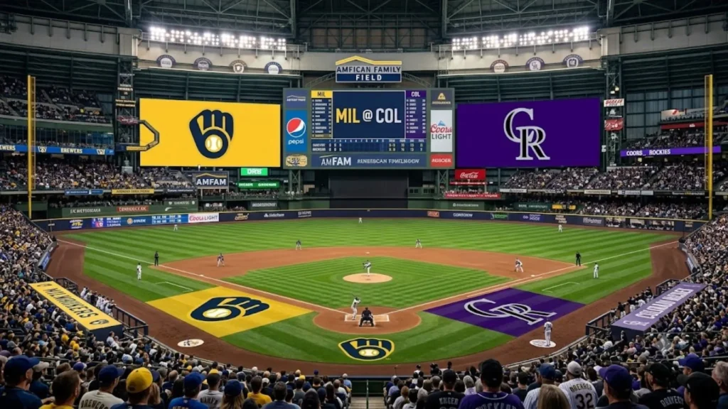 Brewers vs Rockies match stats