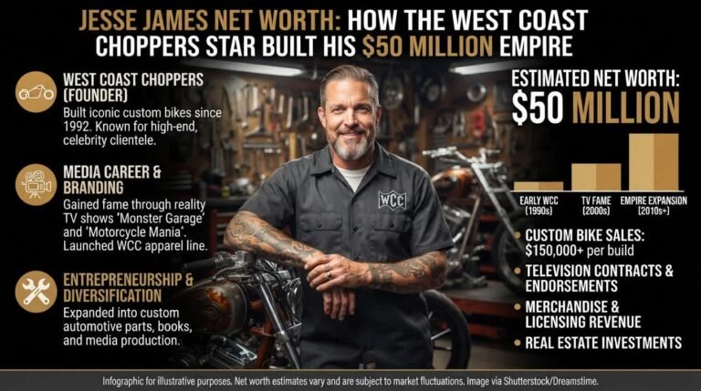 Jesse James Net Worth: How the West Coast Choppers Star Built His $50 Million Empire 